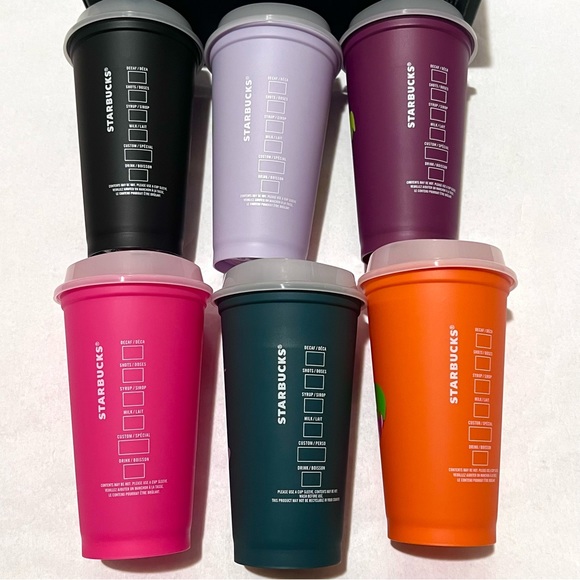 Starbucks Halloween 2023 Reusable Glow-In-The-Dark Hot Cups 16oz - Picture 8 of 16